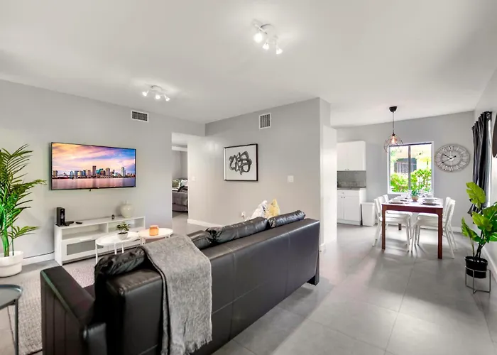 Spacious East Miami Duplex Delightful