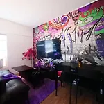 Miami Wynwoods Graffiti Purple Central Oaisis