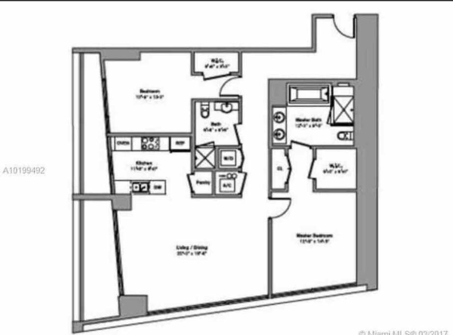 Apartment 2 Bedroom With Stunning Views At The W Residences Miami