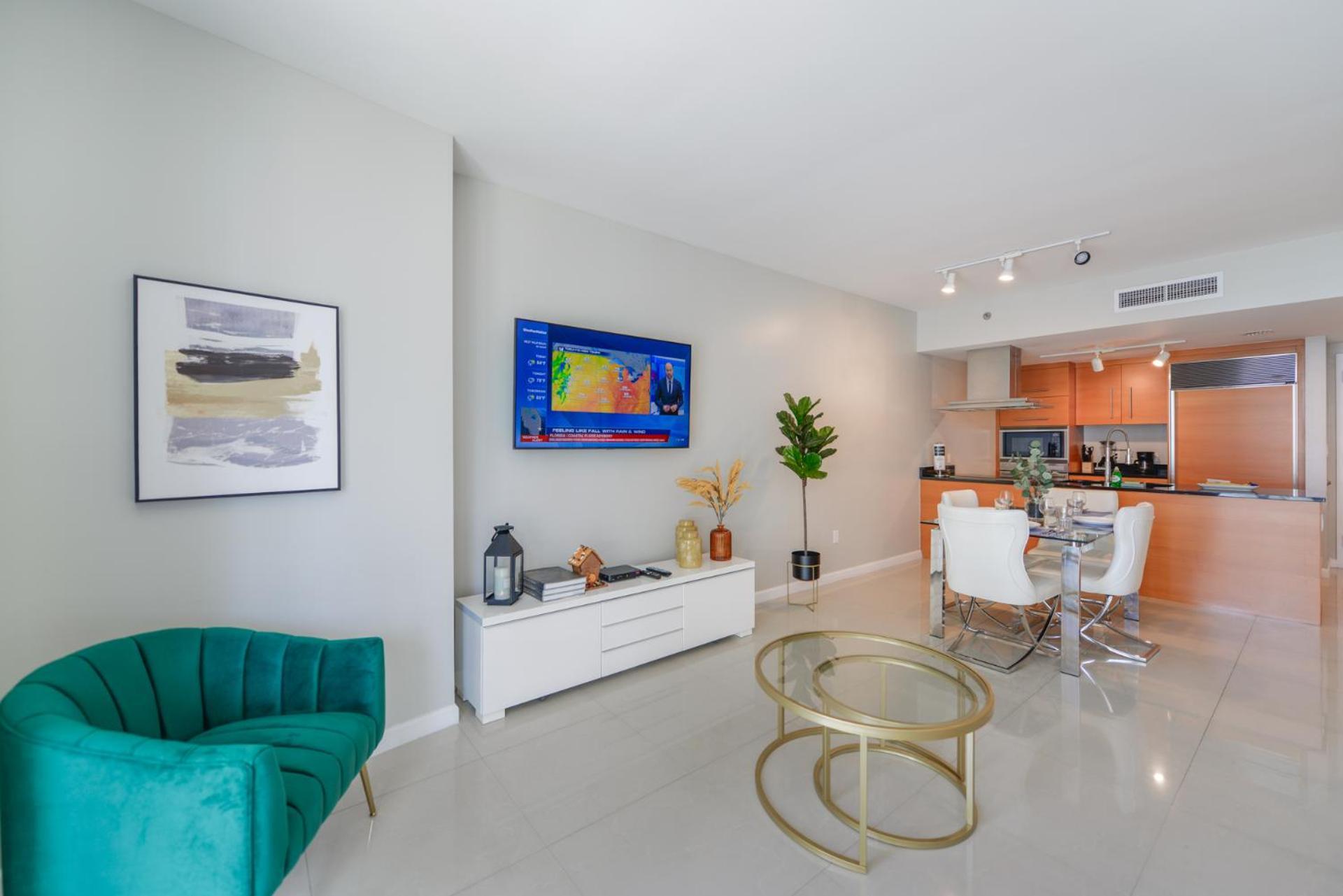 Apartment Stylish City-view In Brickell Miami