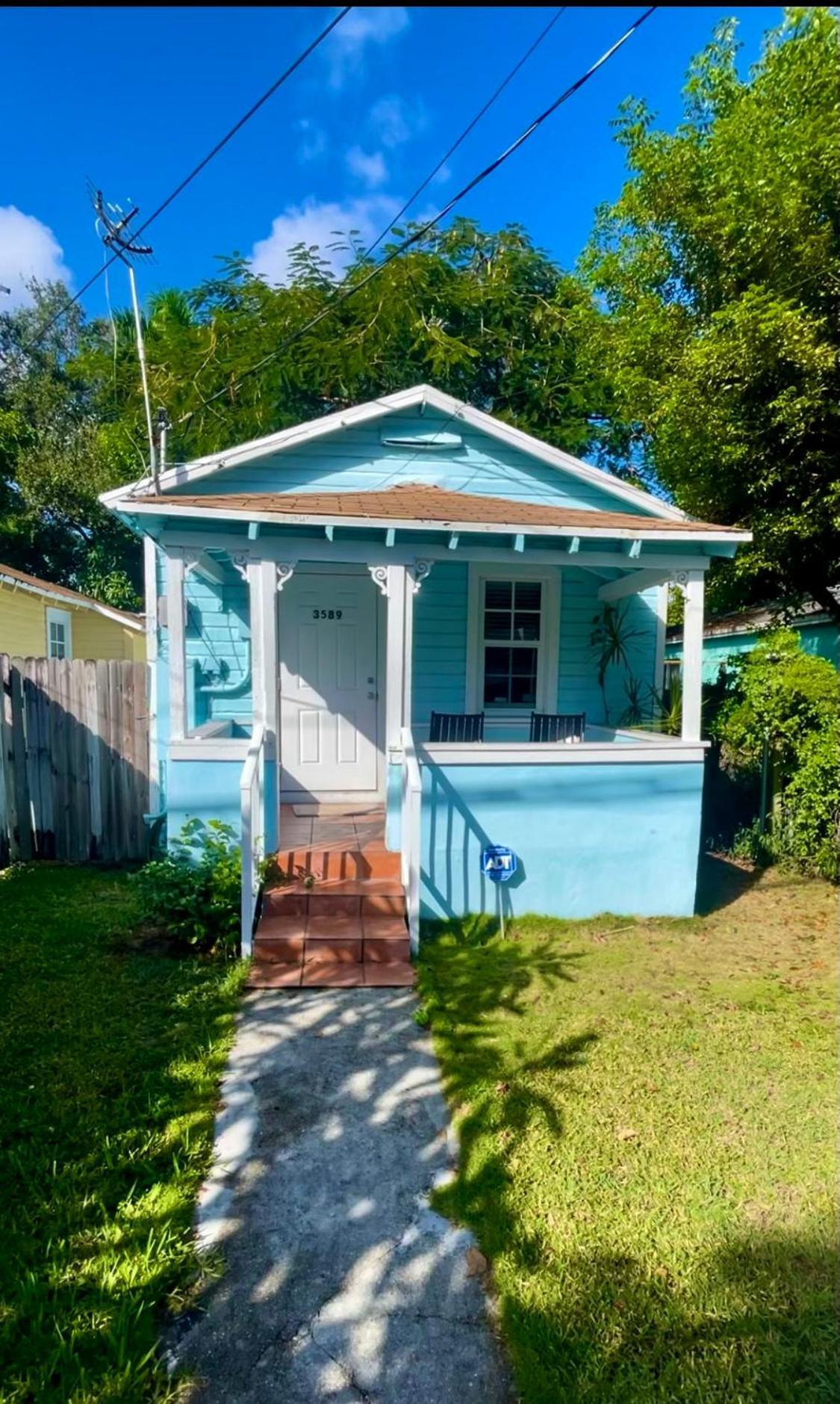 Key West Style Historic In Coconut Grove Florida, The Blue House Miami