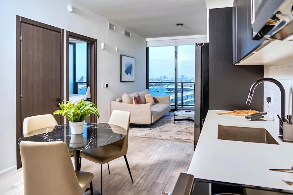 Apartment Ocean Front View Stylish In Downtown Miami