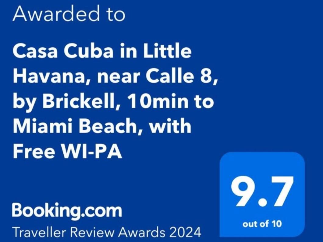Casa Cuba In Little Havana, Brickell, Calle 8 And 10 Minutes To The Free Parking * Miami
