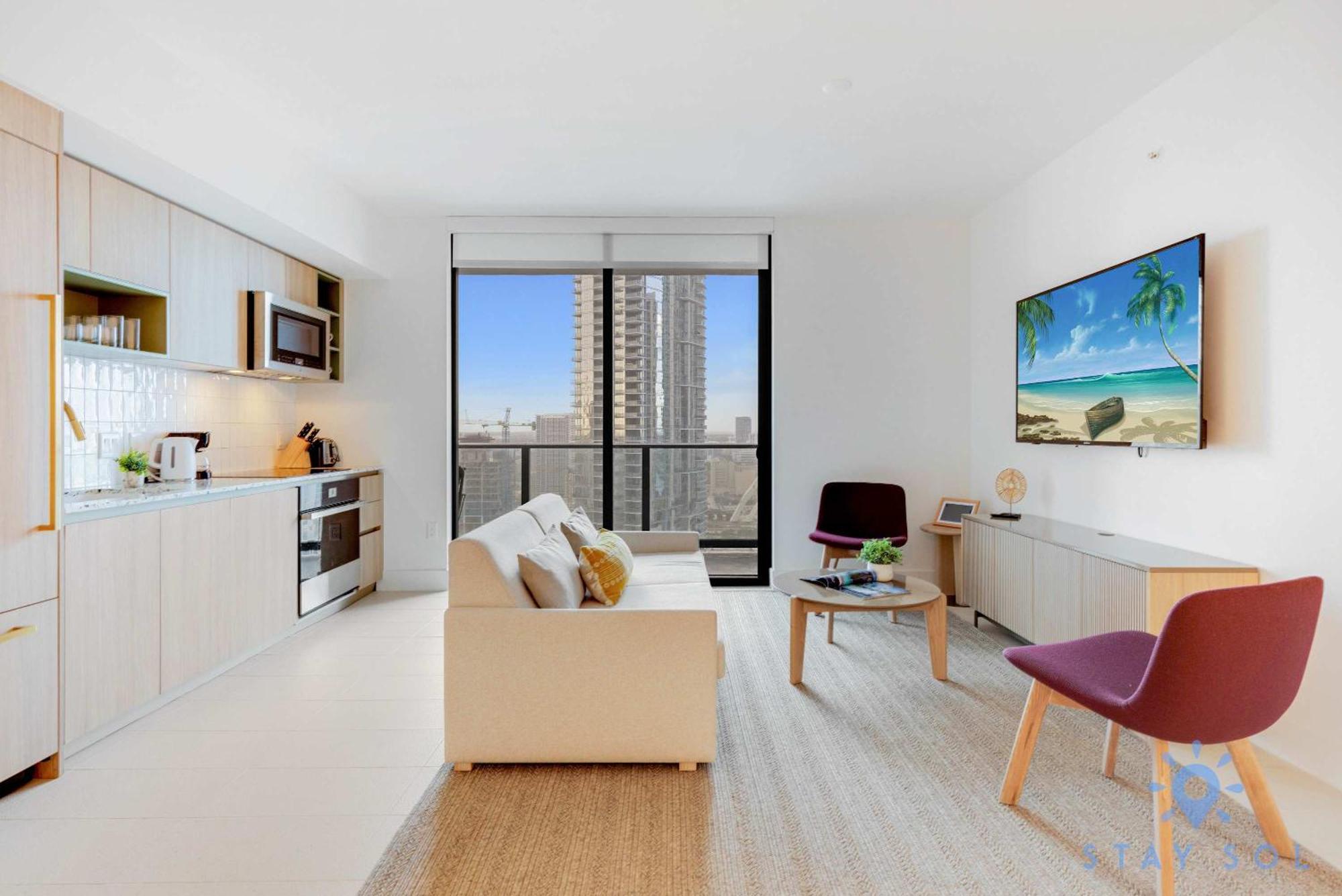 Apartment Modern Stylish 2br-2bth *