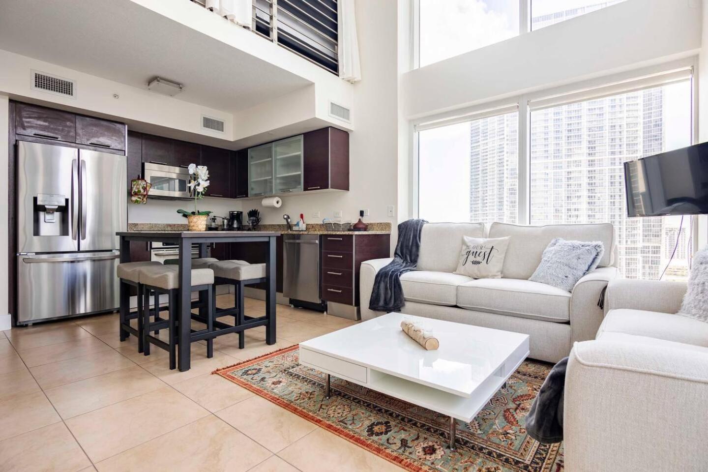Brickellriver Loft With Parking & 12 Min To South * Miami