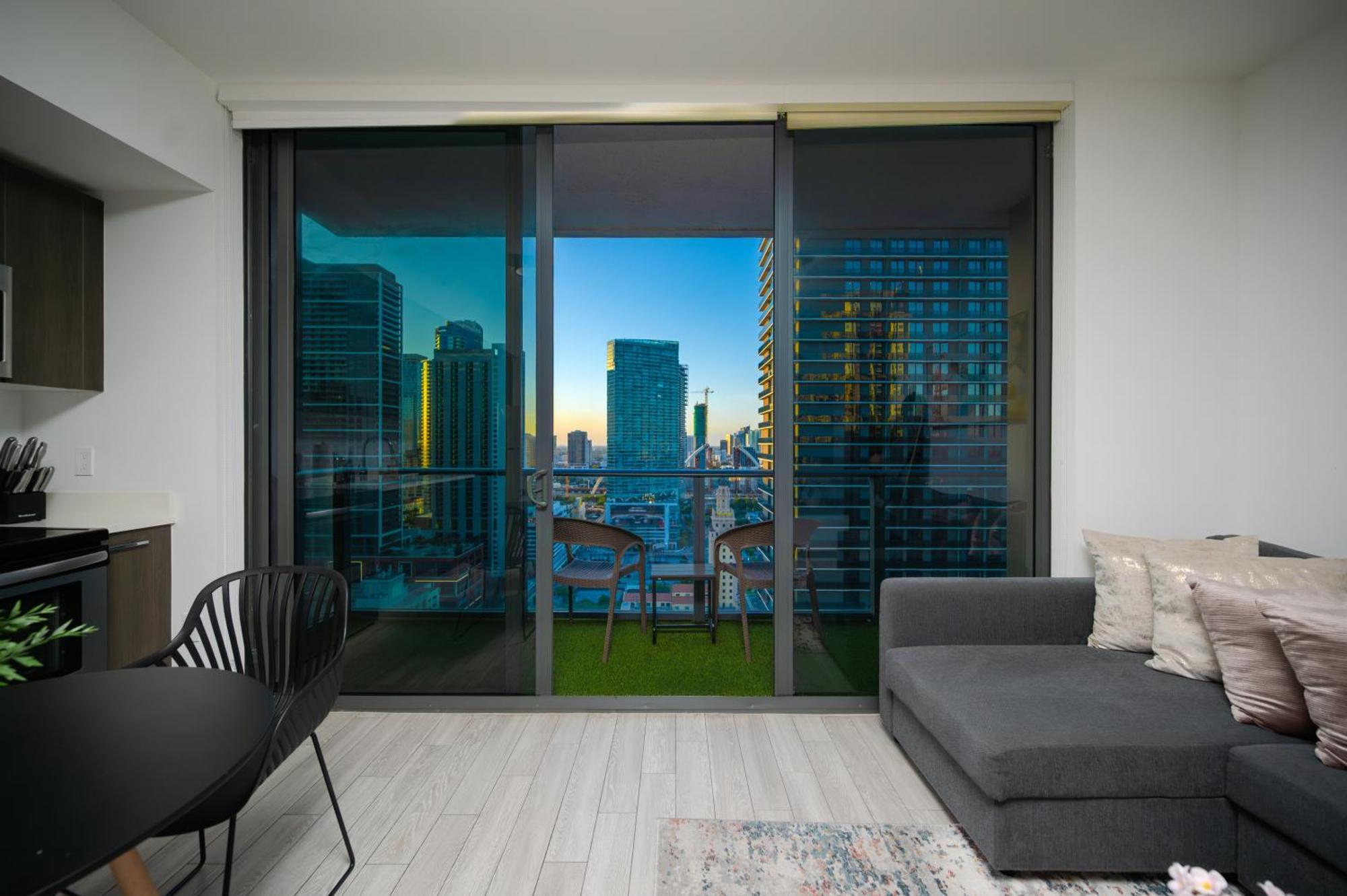 Apartment Luxury Loft - Free Parking - Ocean View - Brickell Downtown Miami