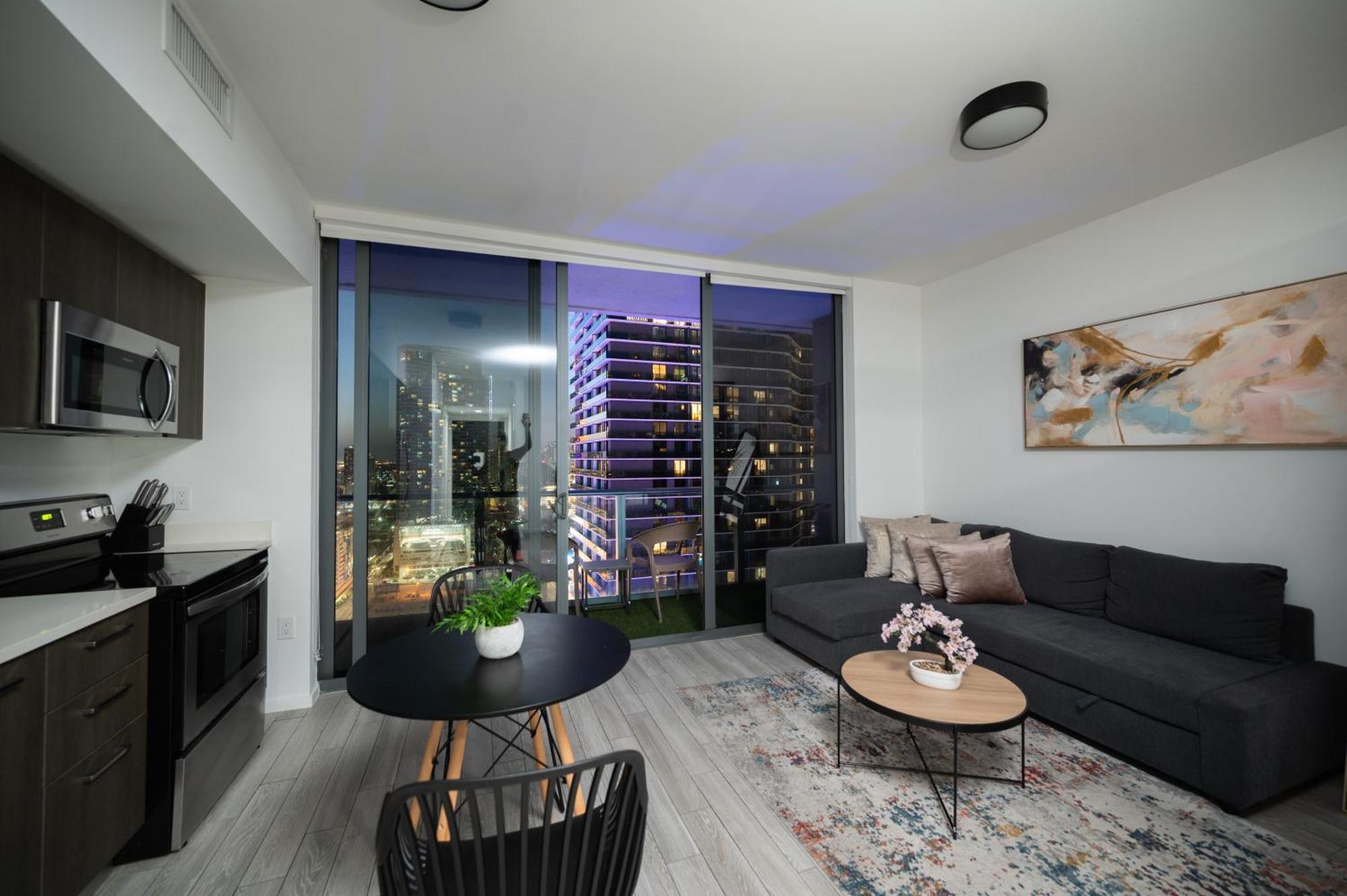 Apartment Luxury Loft - Free Parking - Ocean View - Brickell Downtown