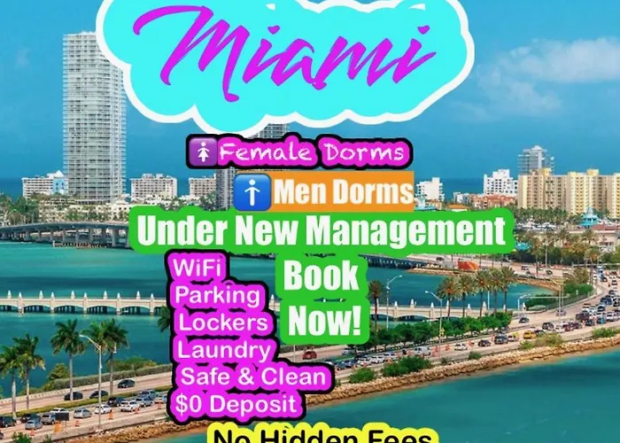 Miami On A Budget - Free Dinner -Coffee - Tea - Every Day-Female Only Dorms - Men Only Dorms - Under New Management