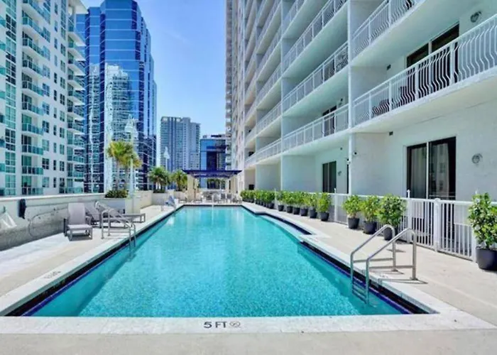 36Th Floor Brickell Bay View 1Br 2 Queens And Sofa Bed