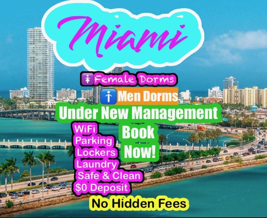 On A Budget - Free Dinner -coffee - Tea - Every Day-female Only Dorms - Men Only Dorms - Under New Management Hostel Miami