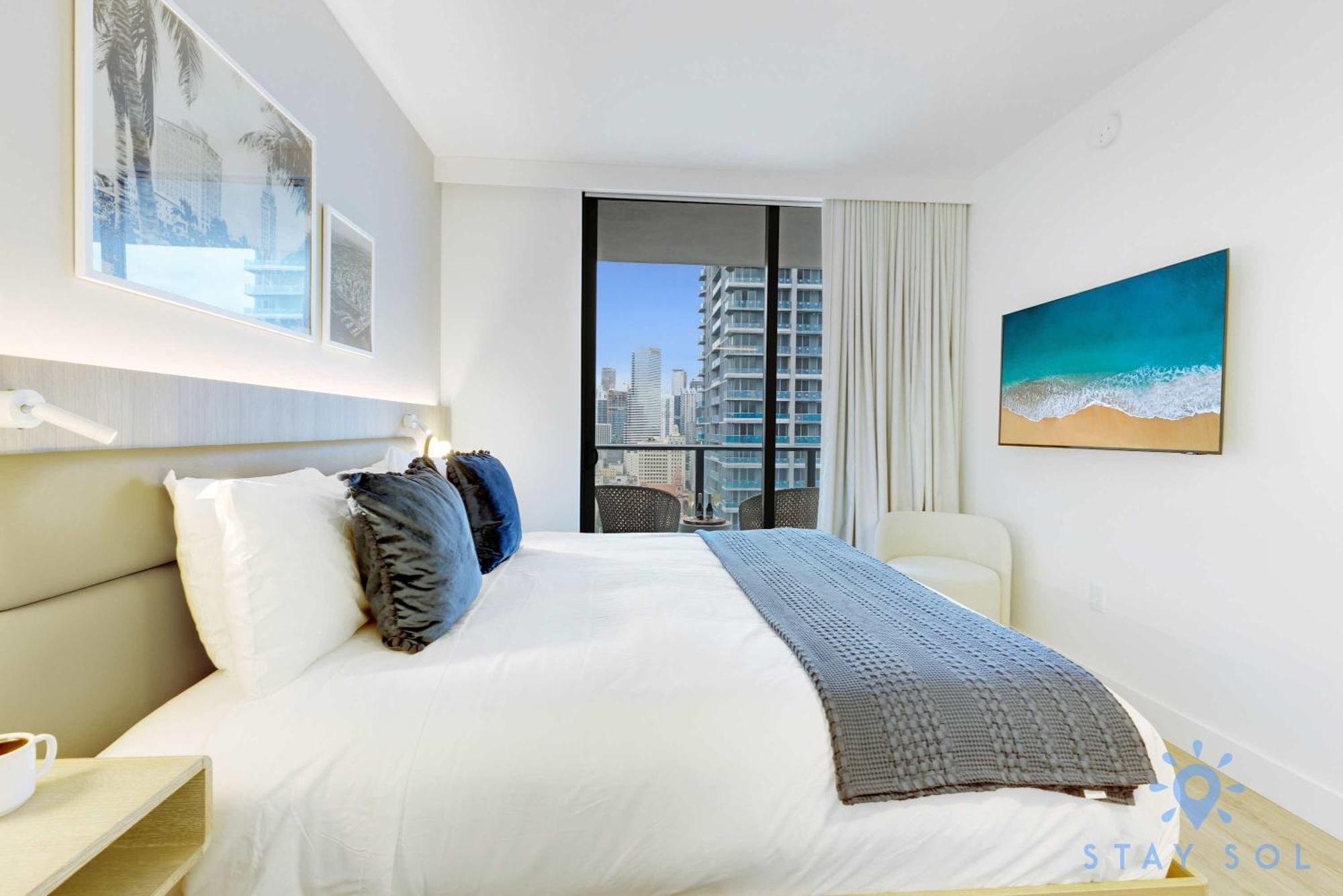 Apartment Stylish 2br With Pool & Balcony Miami