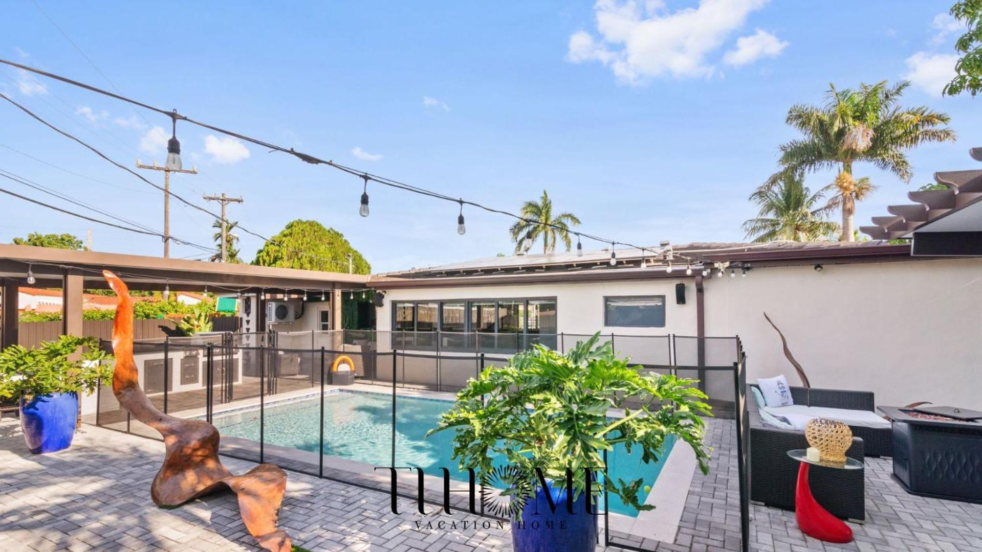 Pool 4h 6bed 3b Bbq Family * Miami