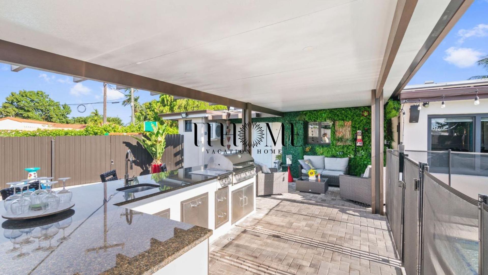 Pool 4h 6bed 3b Bbq Family * Miami