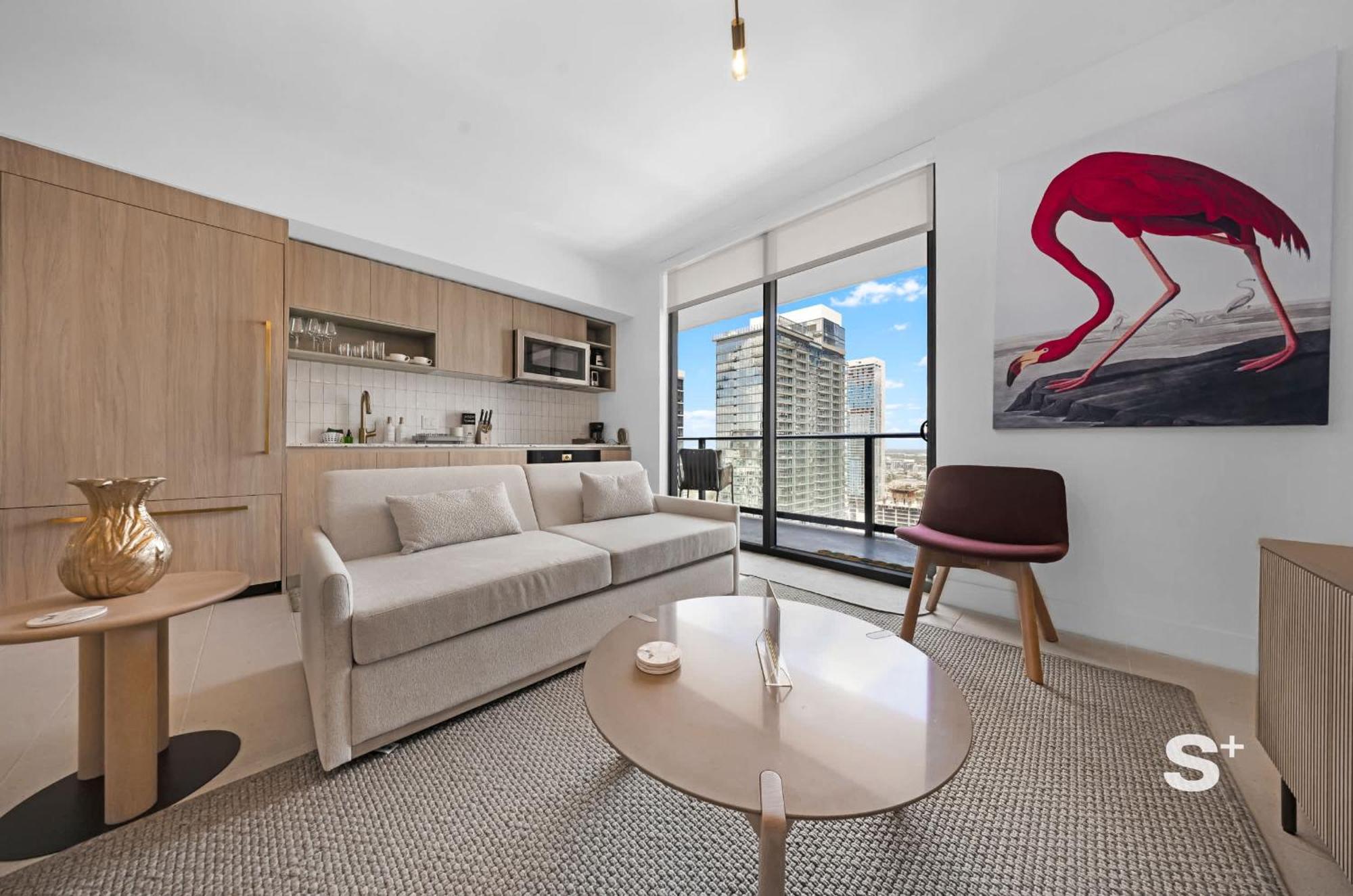 Apartment 2-br Downtown Escape With Views Miami